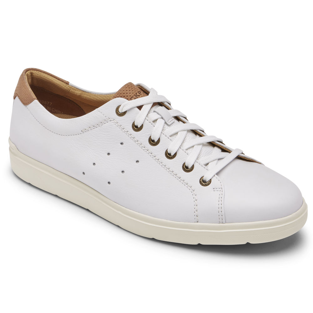 Rockport Mens Total Motion Lite Lace-to-Toe - Sneakers White - GNY273195